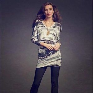 CAbi Paint Brush Long Sleeve Dolman Tunic Top